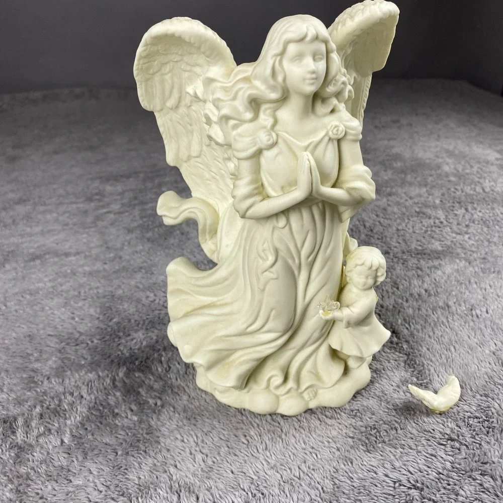 PartyLite Angel‎ With Child Angel Single Candle Holder - Picture 2 of 12